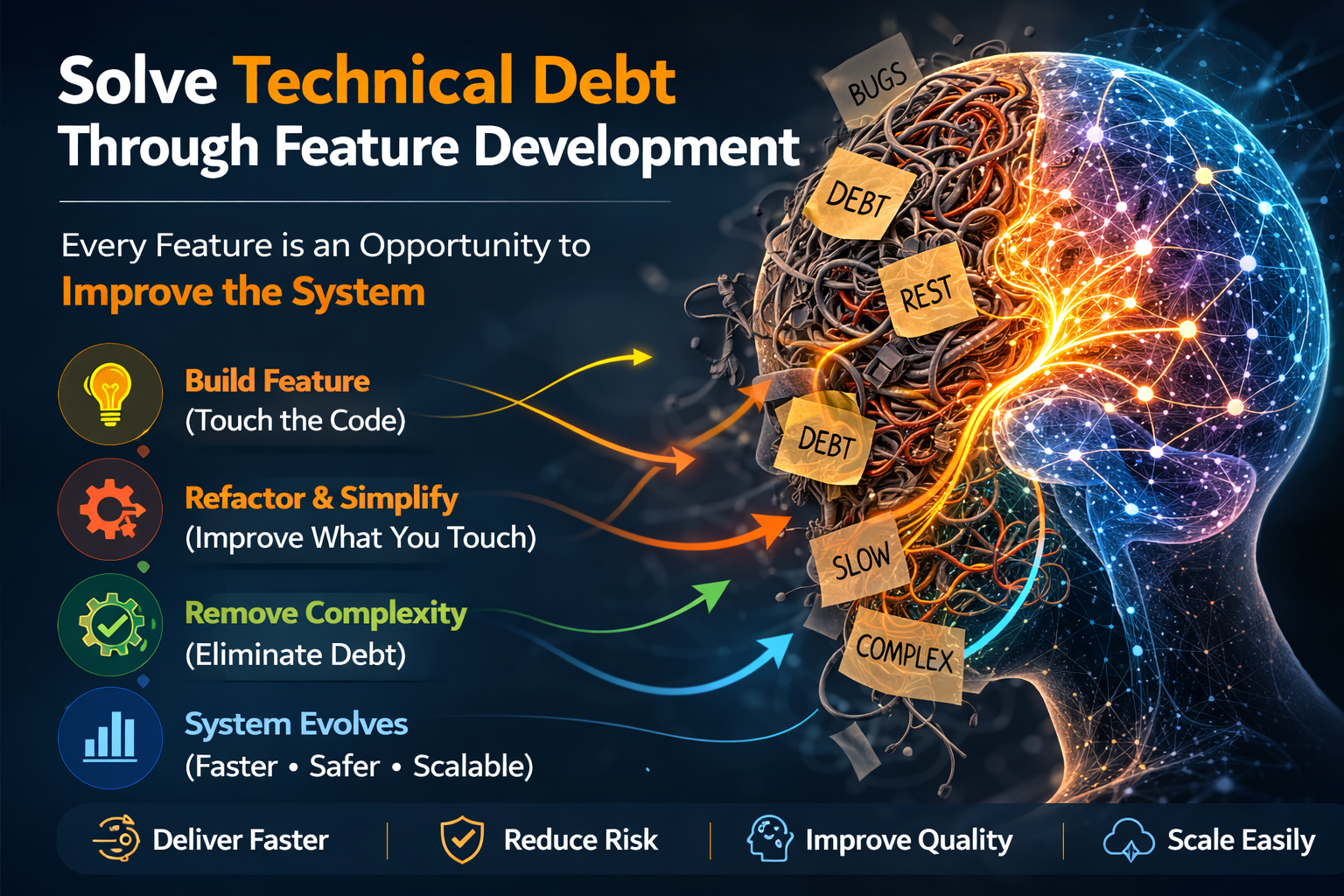 Solving Technical Debt Through Feature Development: Turning Product Delivery into Architecture Improvement